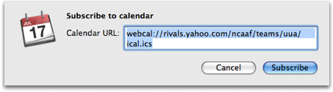 iCal subscribed calendar settings 1