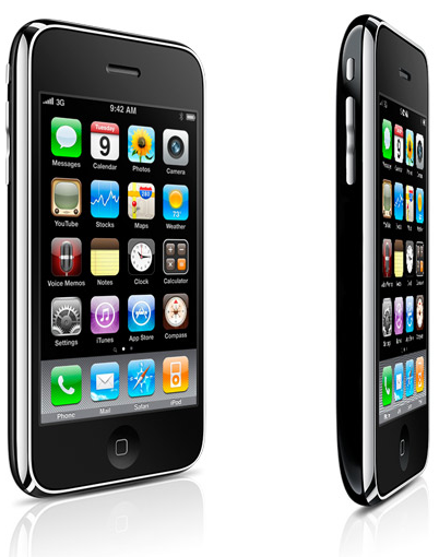 iPhone 3G S front and side views